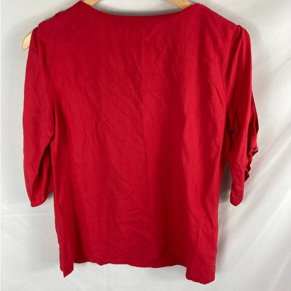 Srishti Embroidered Flap Front Top Size Medium - Picture 6 of 6